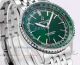 Best Breitling TW Factory Green Dial Stainless Steel Chronograph Watch Replica (4)_th.jpg